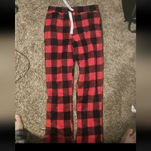 Women's Fornia Black And Red Plaid Pajama Pants Meduim Brand New With Tags